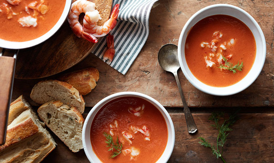 إليكم طريقة تحضير شوربة الروبيان بالطماطم اللذيذة للرجيم صورة رقم 3 إليكم طريقة تحضير شوربة الروبيان بالطماطم اللذيذة للرجيم صورة رقم 3