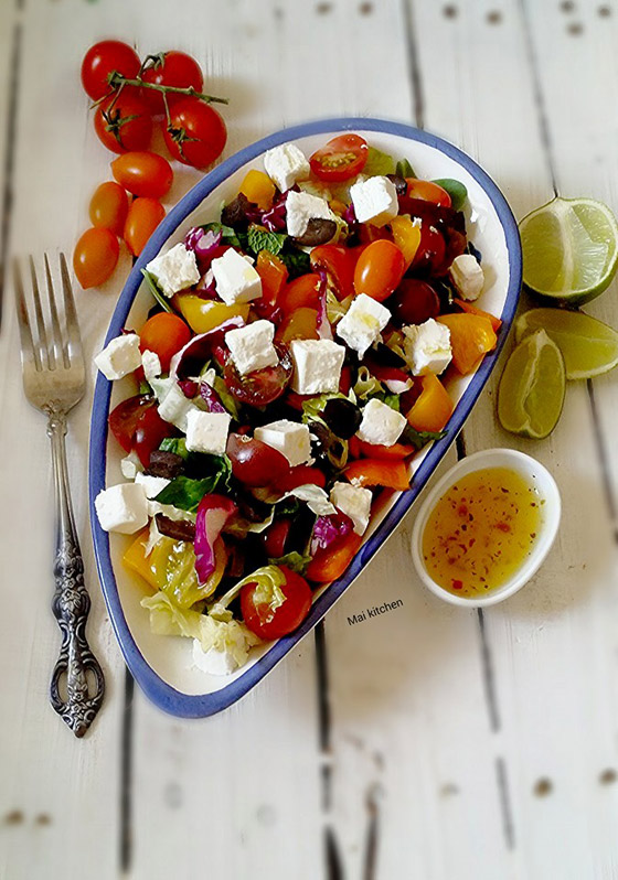 اليكم طريقة تحضير سلطة الكينوا مع جبنة الفيتا اللذيذة صورة رقم 2