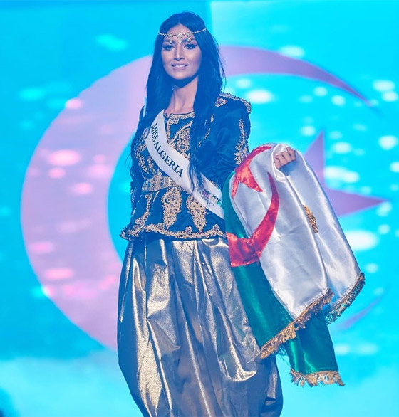 القبض على ملكة الجمال الجزائرية 