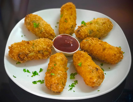 إليكم طريقة تحضير كروكيت التونة بالبطاطس المقرمشة واللذيذة صورة رقم 7