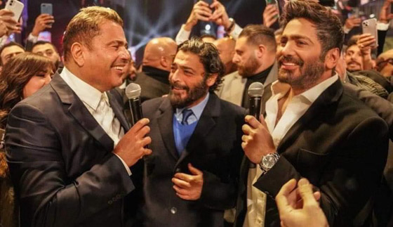 تامر حسني غاضب من عمرو دياب! ما السبب؟ وهل سيعود الصراع بينهما والذي بدأ منذ 25 عاما؟ صورة رقم 1