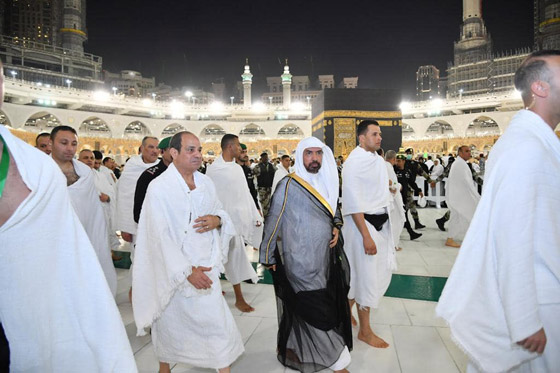 صورة رقم 3 - بالصور: الرئيس السيسي يؤدي مناسك العمرة على هامش قمة جدة صورة رقم 3 - بالصور: الرئيس السيسي يؤدي مناسك العمرة على هامش قمة جدة