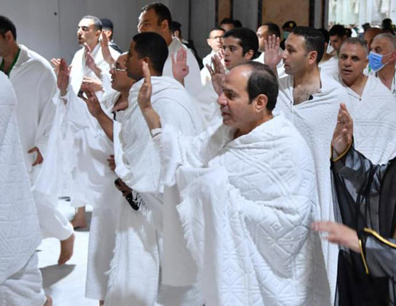 صورة رقم 4 - بالصور: الرئيس السيسي يؤدي مناسك العمرة على هامش قمة جدة صورة رقم 4 - بالصور: الرئيس السيسي يؤدي مناسك العمرة على هامش قمة جدة