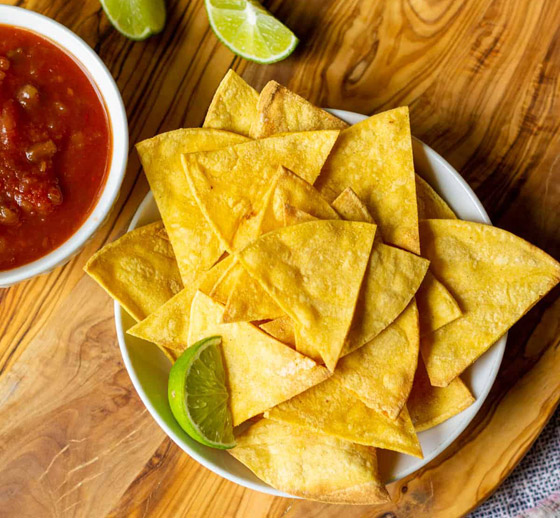 إليكم طريقة تحضير شيبس التورتيلا المشوي للرجيم صورة رقم 5 إليكم طريقة تحضير شيبس التورتيلا المشوي للرجيم صورة رقم 5