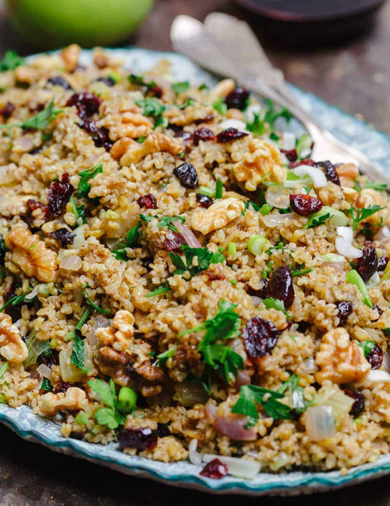 إليكم طريقة تحضير سلطة الفريكة والتفاح المبتكرة صورة رقم 4