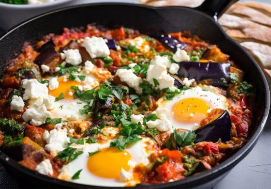 إليكم طريقة مميزة لتحضير شكشوكة الباذنجان بالجبن بطعمها الرائع صورة رقم 6