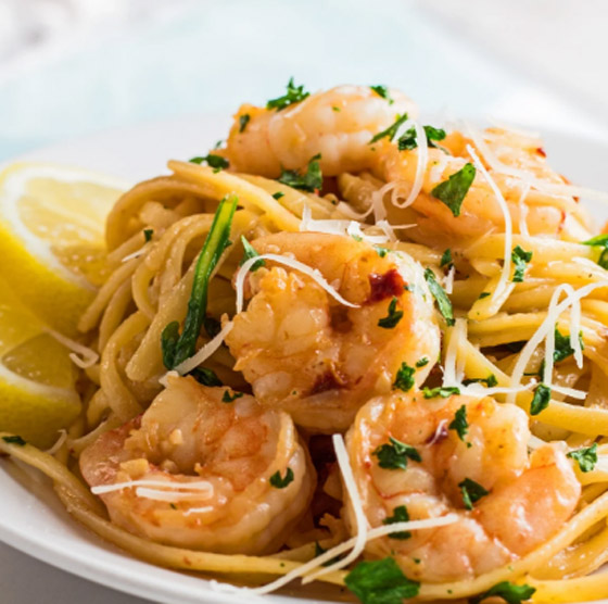 اليكم طريقة تحضير باستا بالروبيان وصوص الليمون صورة رقم 4