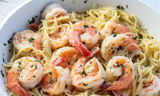 اليكم طريقة تحضير باستا بالروبيان وصوص الليمون صورة رقم 5