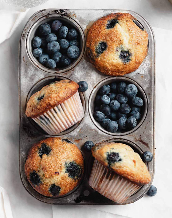 إليكم طريقة تحضير مافن البلوبيري خالي من الجلوتين صورة رقم 5