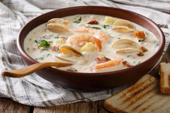 البكم طريقة تحضير حساء المأكولات البحرية صورة رقم 5