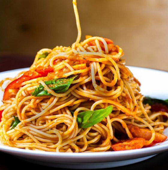 إليكم طريقة تحضير سباغيتي بالخضار صحية وشهية صورة رقم 1 إليكم طريقة تحضير سباغيتي بالخضار صحية وشهية صورة رقم 1