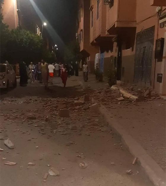 صورة رقم 8 - زلزال عنيف يهز المغرب.. مقتل 700 ومئات الإصابات وعالقون تحت الأنقاض صورة رقم 8 - زلزال عنيف يهز المغرب.. مقتل 700 ومئات الإصابات وعالقون تحت الأنقاض