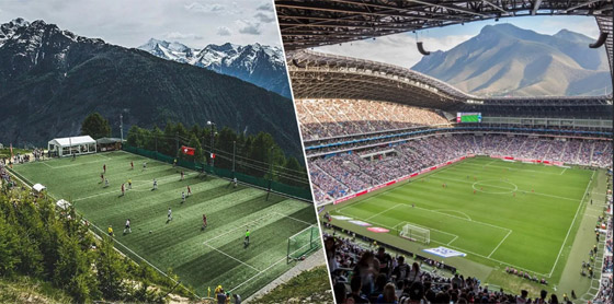 صورة رقم 11 - أغرب 10 ملاعب رياضية في العالم! صورة رقم 11 - أغرب 10 ملاعب رياضية في العالم!