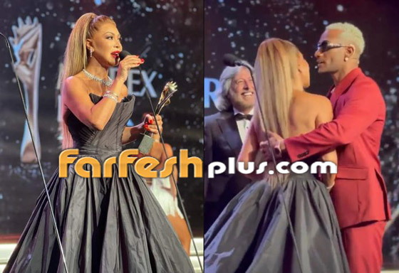 صورة رقم 11 - فيديو: مصالحة نوال الزغبي مع محمد رمضان وميريام فارس.. ورمضان ببدلة حمراء وشعر أصفر!! صورة رقم 11 - فيديو: مصالحة نوال الزغبي مع محمد رمضان وميريام فارس.. ورمضان ببدلة حمراء وشعر أصفر!!