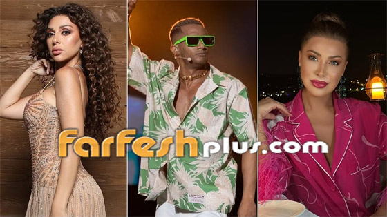 صورة رقم 3 - فيديو: مصالحة نوال الزغبي مع محمد رمضان وميريام فارس.. ورمضان ببدلة حمراء وشعر أصفر!! صورة رقم 3 - فيديو: مصالحة نوال الزغبي مع محمد رمضان وميريام فارس.. ورمضان ببدلة حمراء وشعر أصفر!!