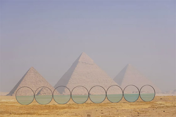 صورة رقم 6 - تطل على أهرامات الجيزة.. أشهر معالم مصر تستضيف أعمالا فنية مذهلة صورة رقم 6 - تطل على أهرامات الجيزة.. أشهر معالم مصر تستضيف أعمالا فنية مذهلة
