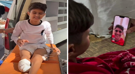 صورة رقم 7 - ياسين بونو حارس منتخب المغرب يحقق حلم طفل فلسطيني بُترت قدمه صورة رقم 7 - ياسين بونو حارس منتخب المغرب يحقق حلم طفل فلسطيني بُترت قدمه