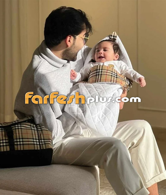 صورة رقم 8 - أجمل صور وفيديو لـ(آدم) ابن فرح الهادي وعقيل الرئيسي.. كيف تطورت ملامحه منذ الولادة؟ صورة رقم 8 - أجمل صور وفيديو لـ(آدم) ابن فرح الهادي وعقيل الرئيسي.. كيف تطورت ملامحه منذ الولادة؟