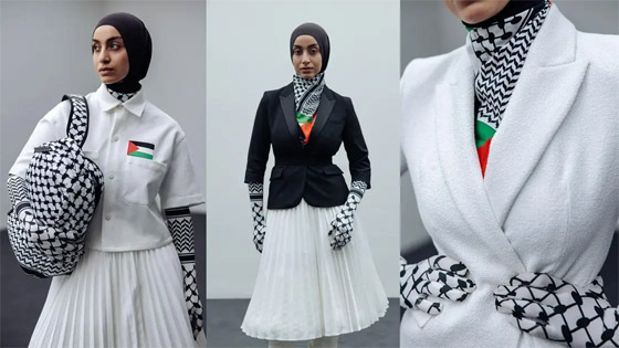 صورة رقم 9 - الكوفية الفلسطينية.. من رمز للقضية إلى عالم الموضة.. صور صورة رقم 9 - الكوفية الفلسطينية.. من رمز للقضية إلى عالم الموضة.. صور