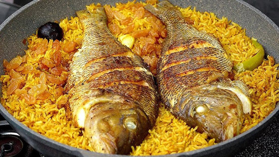 إليكم طريقة تحضير كبسة السمك بالأرز البسمتي صورة رقم 2