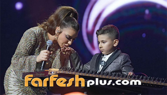 أصالة تشعل الأجواء على المسرح ويشاركها الطفل المعجزة (أي تاتش جونيور) صورة رقم 1