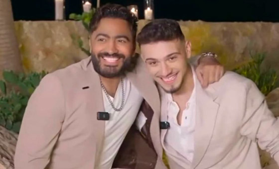 صورة رقم 3 - تامر حسني يغني لأول مرة باللهجة السورية مع الشامي في ديو (ملكة جمال الكون) صورة رقم 3 - تامر حسني يغني لأول مرة باللهجة السورية مع الشامي في ديو (ملكة جمال الكون)