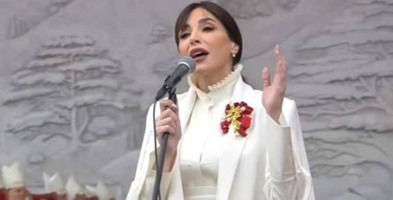 عبير نعمة وجوزيف عطية يُرتّلان في قدّاس البابا.. ترانيم مؤثرة ولحظات روحانية تهزّ بيروت صورة رقم 3 عبير نعمة وجوزيف عطية يُرتّلان في قدّاس البابا.. ترانيم مؤثرة ولحظات روحانية تهزّ بيروت صورة رقم 3