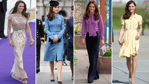 بالصور: إليكم 10 إطلالات تختصر مسيرة وأناقة الدوقة كيت ميدلتون
