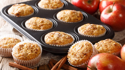 فطائر المافن بالتفاح.. وصفة لذيذة سريعة التحضير ومميزة للسحور