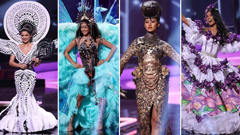 صور: أبهر وأجمل الأزياء الوطنية في مسابقة ملكة جمال الكون 2021