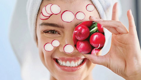 للعروس: قناع الفجل للتخلص من النمش