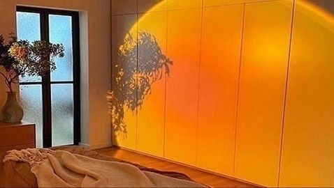 مصابيح منزلية تحاكي غروب الشمس