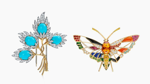 أفكار تنسيق موديلات بروش فاخرة تناسب إطلالة العروس 2021