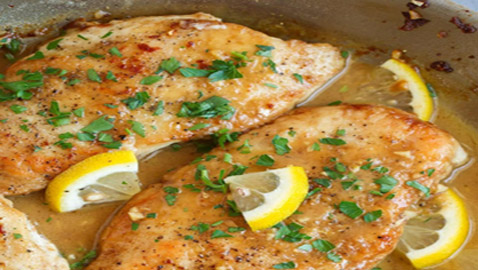 وصفة تحضير دجاج بالزبدة والليمون