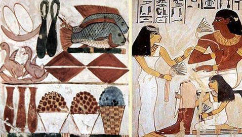 تعرفوا الى أشهر المأكولات في زمن الفراعنة