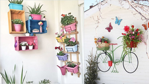  أفكار مدهشة لتزيين جدران المنزل الخارجية بالنباتات