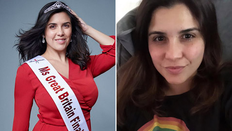 صور: بريطانية تنافس على لقب ملكة جمال دون استخدام مساحيق تجميل