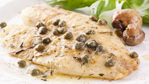 إليكم طريقة تحضير بيكاتا السمك مع الفطر اللذيذ والخفيف للرجيم