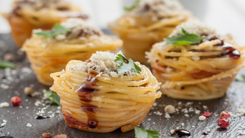 إليكم طريقة تحضير كب كيك الباستا بالجبنة الرائعة والشهية