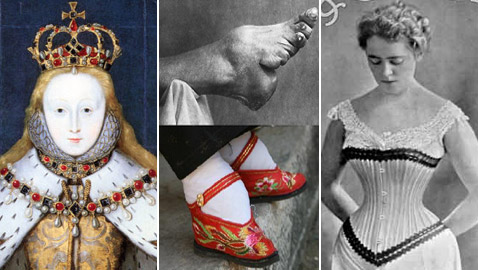 منها أحذية تكسر العظام.. إليكم أغرب صيحات الجمال التي هددت حياة البشر