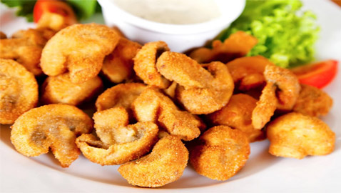 طريقة تحضير مقبلات عيش الغراب المقلي 