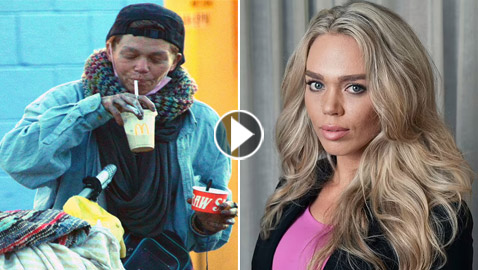 صور: عارضة أزياء شهيرة متشردة في الشوارع بسبب المخدرات وتأكل الطعام من القمامة!