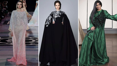 بالصور: مصممو لبنان يبدعون في تصاميم القفاطين والعباءات العصرية