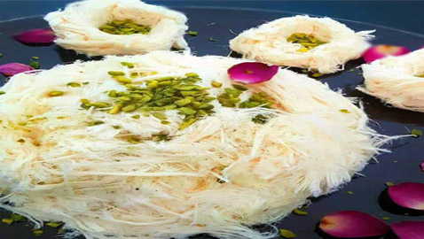 إليكم طريقة تحضير الغزلية بالقشطة.. حلوى رمضانية شهية