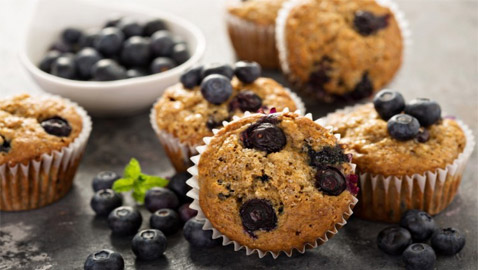 إليكم طريقة تحضير كب كيك البلوبيري الصحي والشهي