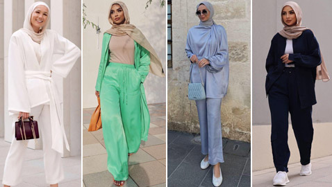 بالصور: إليكم أطقم واسعة لعيد الأضحى من الفاشينيستا المحجبات