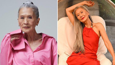 صور: عارضة أزياء بعمر 71 تكسر الصورة النمطية للجمال بعالم الموضة