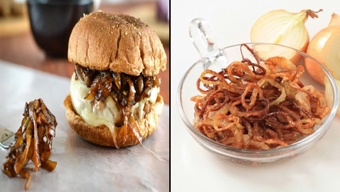 إليكم طريقة عمل البصل المكرمل للبرغر.. طعم طيب ومذهل