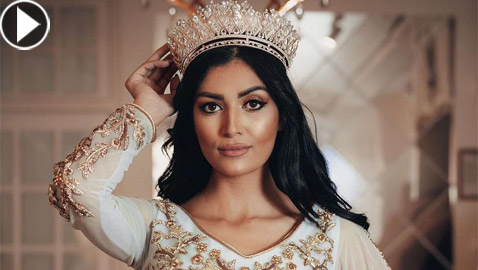 القبض على ملكة الجمال الجزائرية 