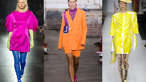 ألوان النيون تهيمن على موضة الصيف